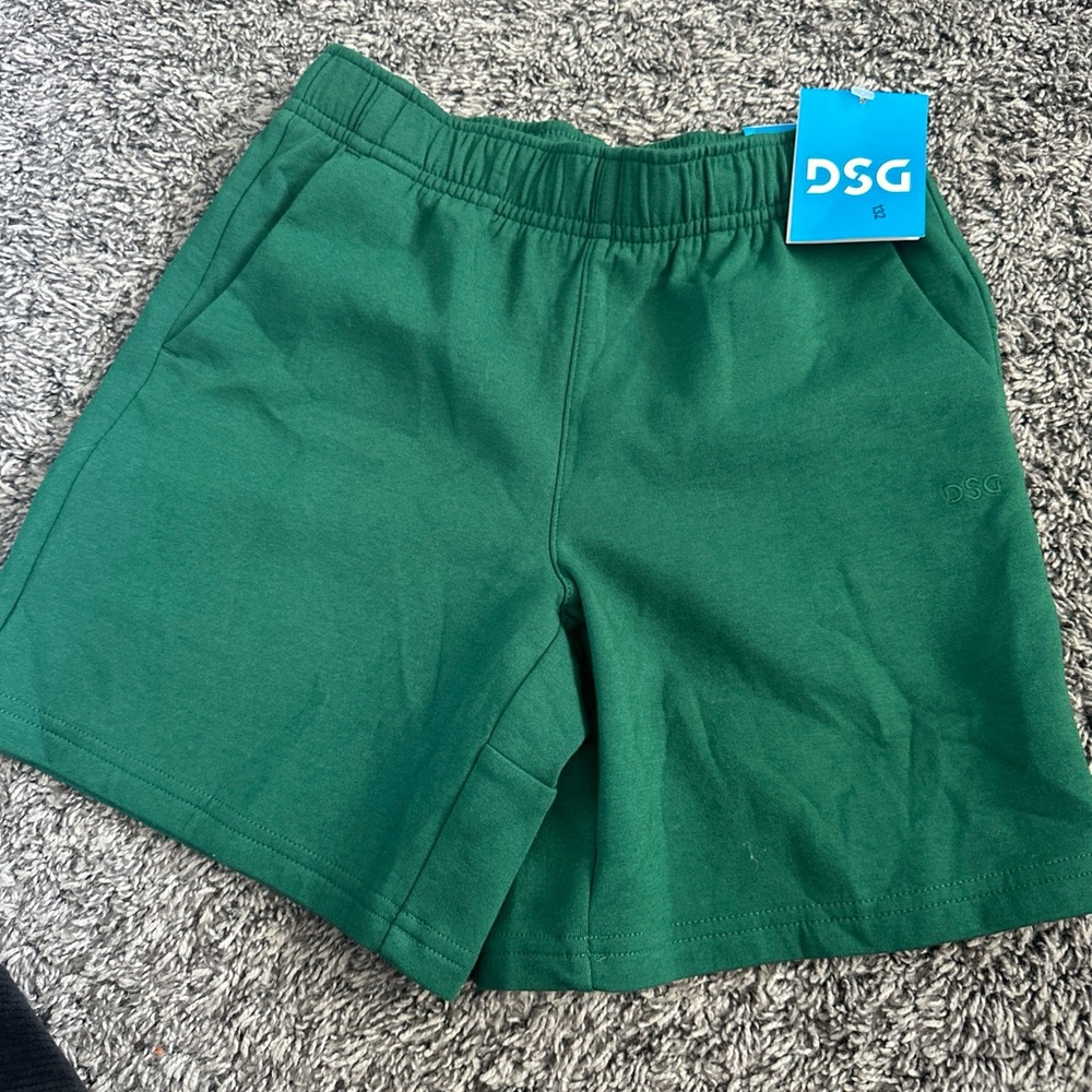DSG Boys Athletic Shorts in Forest Green
